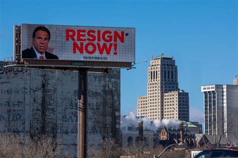 Billboard Urges Ny Gov Andrew Cuomo To Resign ‘now Amid Sexual