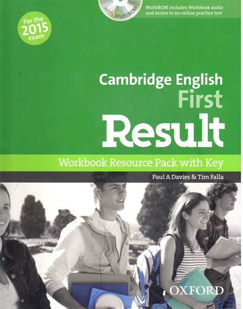Cambridge English First Result Workbook Resource Pack With Key