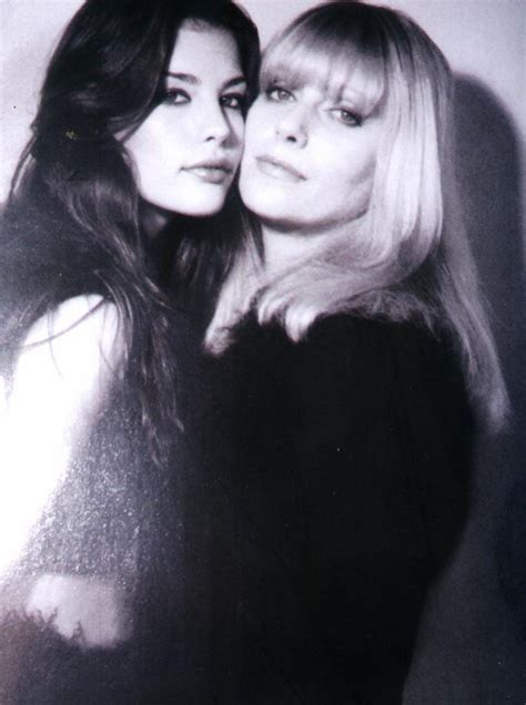 Liv Tyler With Her Mother Bebe Buell An American Fashion Model And