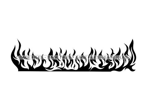 Flames Svg Fire Svg Flame Svg Flames Clipart Flames Files For