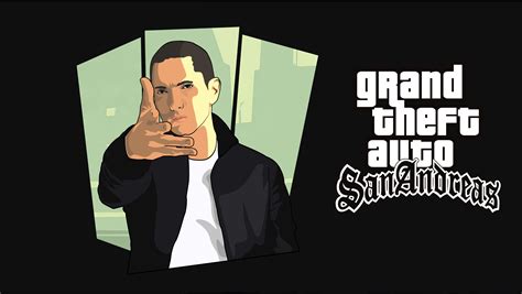 Eminem Gta San Andreas Art Wallpaper Hd Games 4k Wallpapers Images