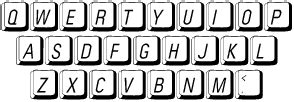 Non transparent white background keyboard . chris sansom :: Odds & Ends