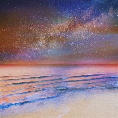 Galaxy Waves 24 Mystic Sunset Digital Art By Don Depaola Fine Art