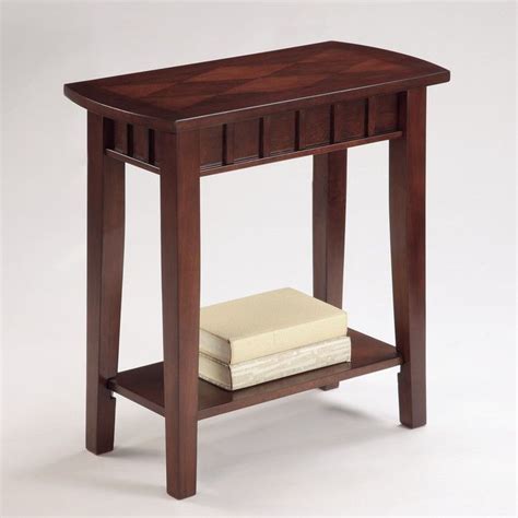 Crown Mark Dentil Chairside Table End Tables Chair Side Table Table