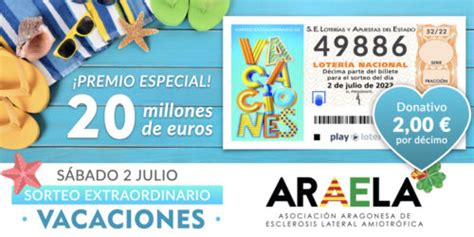 Sorteo Extraordinario Vacaciones 2022 Araela Asociacion Aragonesa De