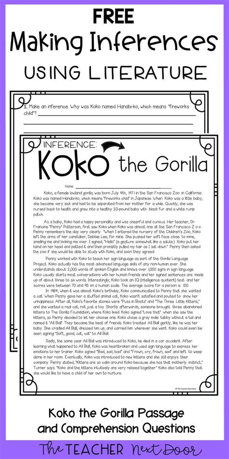 4th Grade Fourth Grade Inference Worksheets - kidsworksheetfun