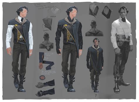 From The Dishonored 2 Artbook Corvos Outfit In The Game