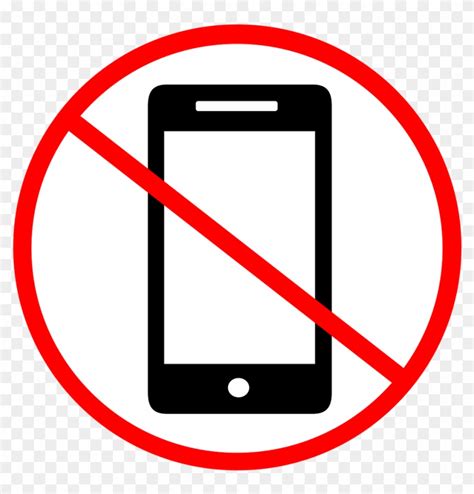 No Cell Phone Clip Art No Phone Cell Free Image On Phone