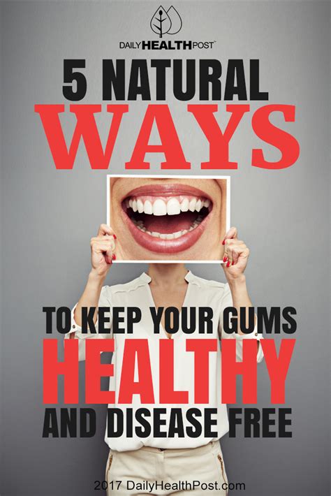 The purpose of this occasion is to bring attention to the risks and potential harms of gum disease and raise awareness on how to better care for your gums. 5 Natural Ways To Keep Your Gums Healthy And Disease Free
