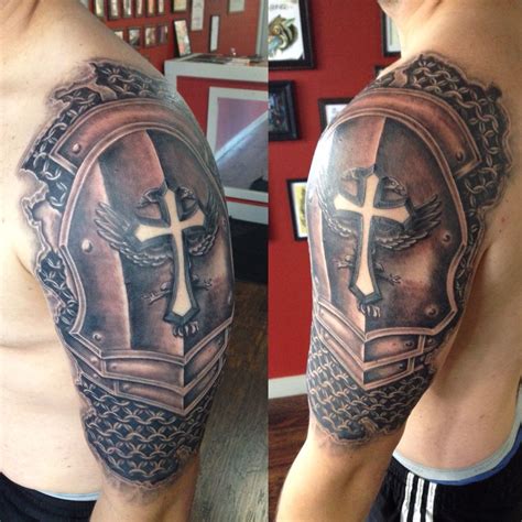 These armor tattoo designs can be done as a plate tattoo, as well as a gauntlet tattoo. Upper Arm Cover Up Tattoo Designs • Arm Tattoo Sites