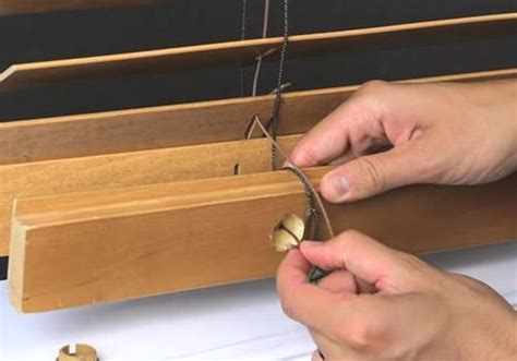 How To Restring A Horizontal Wood Blind Fix My Blinds Inc In 2020