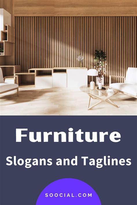 Furniture Slogans And Taglines That Get People Talking Slogan