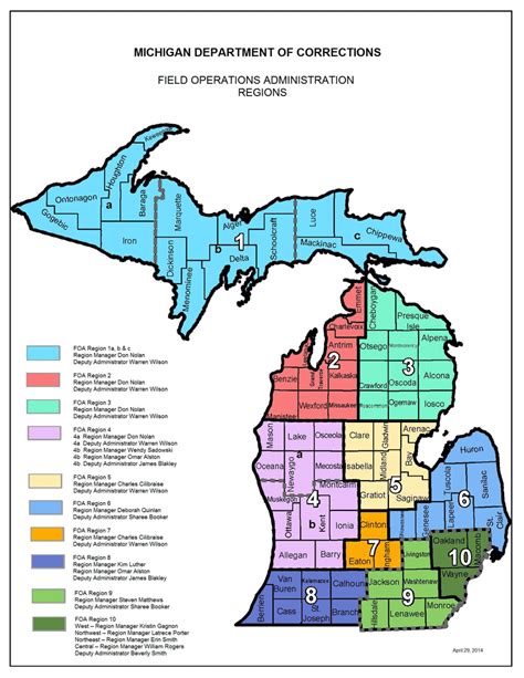 Michigan Prisons Map