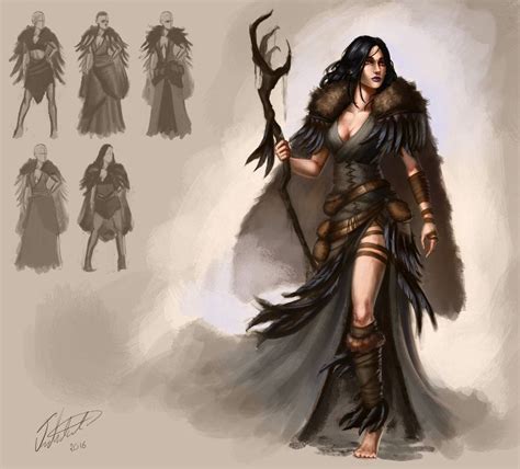 Witch Rpg Character Character Design
