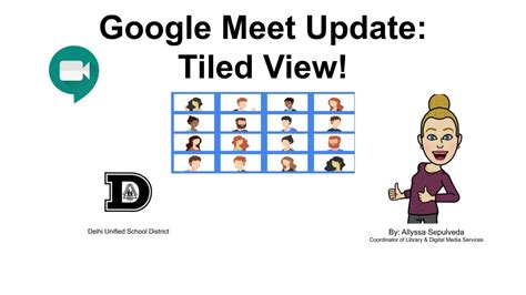 Start a video meeting from meet go to google meet. Google Meet Update - Tiled View - YouTube