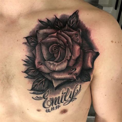 Uncover The Beauty Of A Simple Half Chest Tattoo Get Inked Today