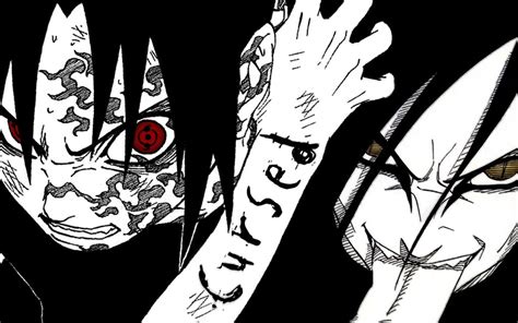 Wallpapers Sharingan Sasuke Naruto Shippuden Orochimaru Curse Mark