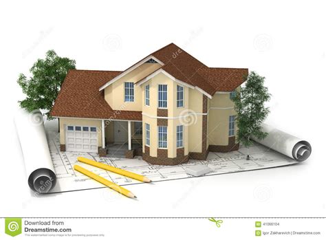 Use planner 5d for your interior design needs without any professional skills. Construction Plan With House And Wood 3d Stock ...