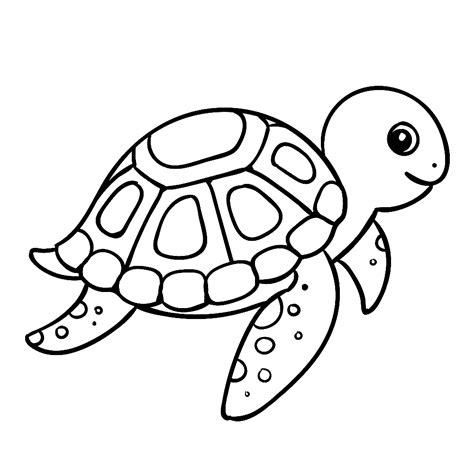Leuk voor kids baby schildpad Schildpad tekening, Dieren tekenen