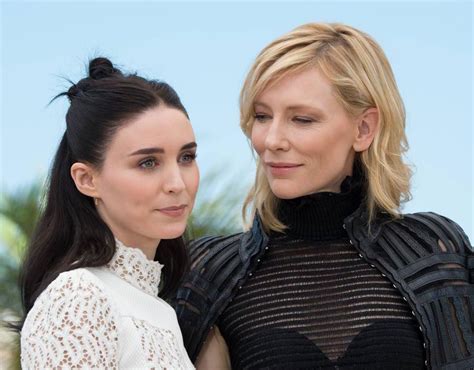 Cate And Rooney Rooney Mara Cate Blanchett Actresses
