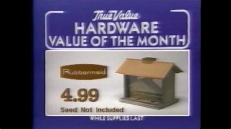 Maybe you would like to learn more about one of these? True Value Hardware Commercial November 21'st,1986 - YouTube