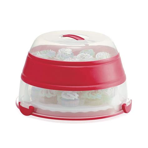 Progressive Prepworks Collapsible Cupcake And Cake Carrier 24 Fast Shipping
