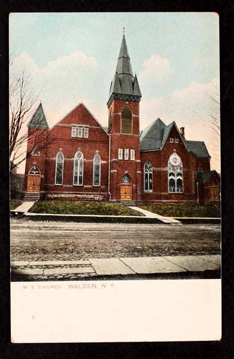 Walden M E Church Methodist Carte Postale Ancienne Et Vue D