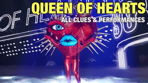 The Masked Singer Queen Of Hearts All Clues Performances And Reveal