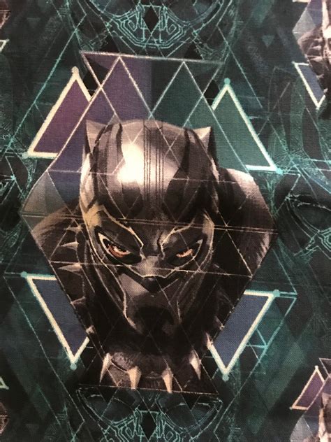 Marvels Black Panther Fabric Etsy