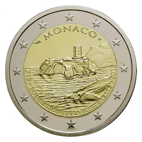 2 Euro Monaco 2015 800 Ans Du Chateau