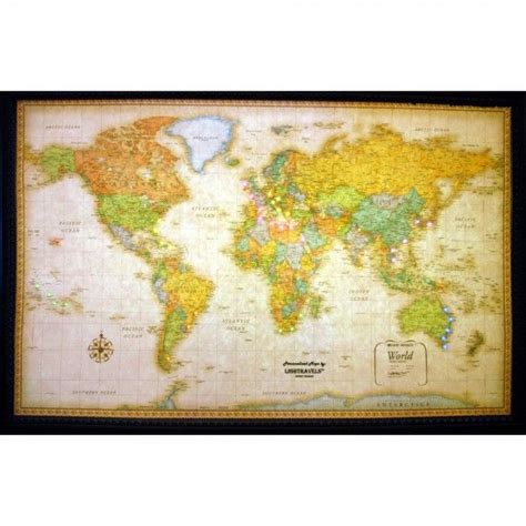 Lightravels Classic Edition Illuminated World Wall Map Wall Maps