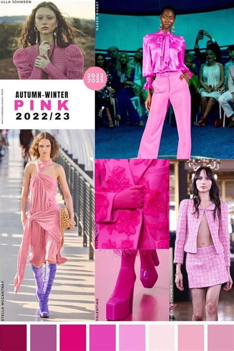 Fall Winter 2022 2023 Fashion Color Trends Pink Fuchsia In 2022