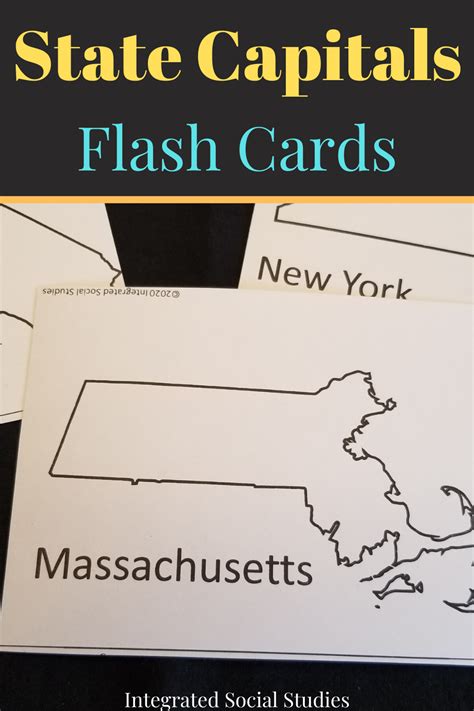 State Capitals Flash Cards Flashcards Effective Teaching High