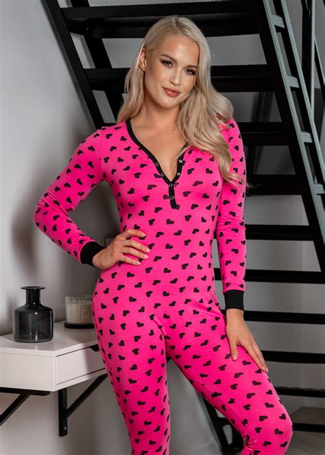 Pajama With Open Butt Flap Sexy Sleep Suit Candy Etsy