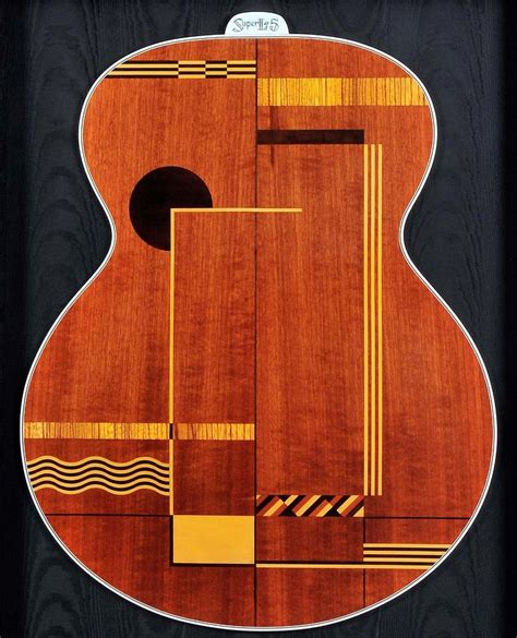 Gibson Art Deco Guitar Jazz Moderne Super L5 Back Photograph By Mick