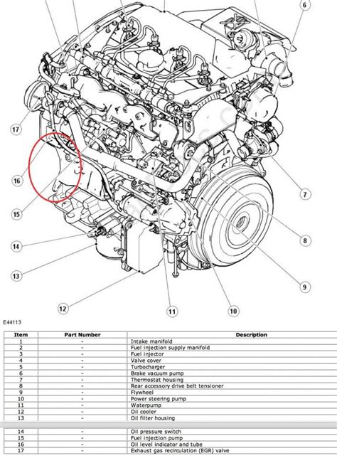 Ford Focus Engine Parts Diagram