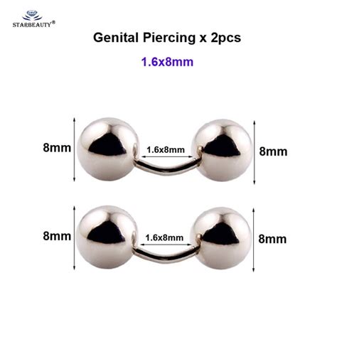 2pcs Multipurpose BCR Face Piercing Helix Nose Ring Sexy Female Genital