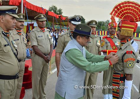 dr nirmal kumar singh attends attestation cum passing out parade at stc bsf