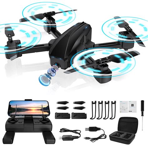 Febfoxs Drone S177G with 4K Camera for Adults and Beginners Foldable