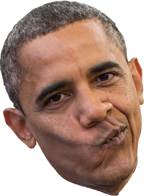 Barack Obama Funny Face Png Png Mart
