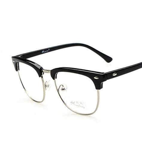 2017 brand designer fashion men s eyeglasses frame vintage optical male reading glasses computer