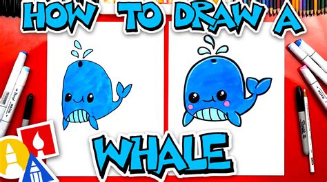 Animal Drawings For Kids To Draw How To Draw A Funny Whale Dale Sylvia