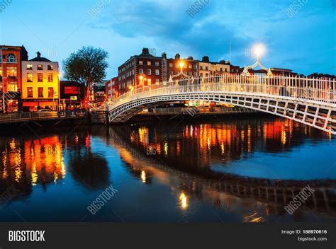 Dublin Ireland Night View Famous Image And Photo Bigstock