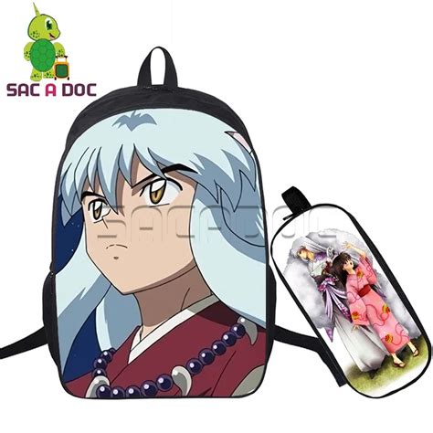 Buy Anime Inuyasha Women Set Backpack Inuyasha