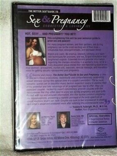 The Better Sex Guide To Sex And Pregnancy Dvd Sinclaire Couples Sex Education Ne 784656529596 Ebay