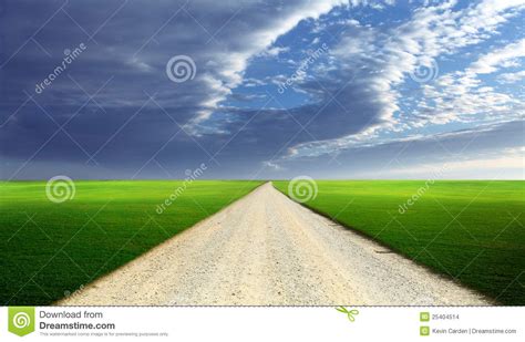 Field With Path Stock Photo Image Of Field Landscape 25404514