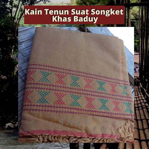 Jual Kain Tenun Suat Songket Khas Suku Baduy Shopee Indonesia