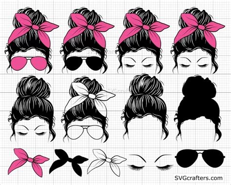 Alabama Messy Bun Svg