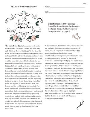 This test is about exchange programmes / studying abroad. Comprehension Worksheets & Free Printables | Education.com