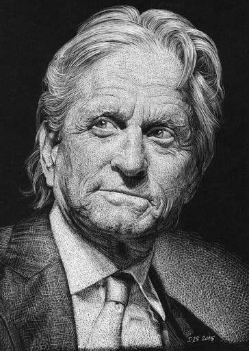 Michael douglas can make great progress professionally. Artist vanKristen - Michael Douglas in 2020 | Hyperrealismus